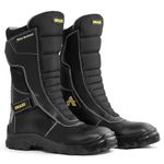 ORAZO Mens IBIS TRAIL Water Resistant Bike Riding Boots (Black)