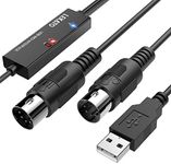 LEKATO MIDI Cable, USB MIDI Adapter