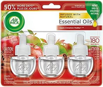 Airwick Plug In Scented Oil , Apple Cinnamon Medley, 3 Refills