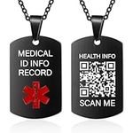 Theluckytag Medical Alert Necklace 