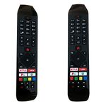 FOXRMT Replacement Hitachi RC43141 Remote Control Fit for Hitachi Smart TV 24HB21T65U 32HB26T61U A 43HB26T72U 43HK25T74U 50HB26T72U A 50HK25T74U 55HK25T74U