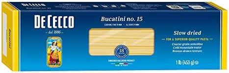 De Cecco Bucatini No.15 Semolina Pasta, 16 Oz