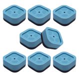 DORMICO Bed Riser, Furniture Risers 3 Inch, 8 Pack Stackable Table Risers, Adjustable Bed Table Leg Extender, Furniture Lifts Support for Beds, Desks, Sofa, Tables and Chairs. (Pack of 8)