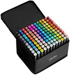 120 Colors Alcohol Markers Artist Drawing Art Dual Tip Markers Perfect for Adult Students Friends Gift