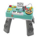 Fisher-Price Baby & Toddler Activity Table, Laugh & Learn Mix & Learn DJ Table, Musical Learning Toy with Lights & Sounds, POLISH Version, HRB65