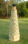 Woodworking Plans for a 6 ft. Lawn Lighthouse. Authetic Shape. Make Out of 2 x 4's. DIY Printed Instruction Guide Includes Photos at Every Step.