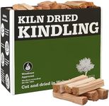 Premium Kiln Dried Kindling MEGA Box (6kg approx) Chunky Kindling for Wood Burners, Open fires, BBQ's and Pizza Ovens from Our Sustainable Woodland – 21Litres (1 Box)