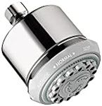 Hansgrohe HG28496001 Clubmaster Showerhead, Chrome, 4.02 x 3.54 x 3.54 inches