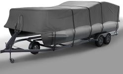 Seal Skin Covers Heavy-Duty Pontoon Boat Cover, Waterproof & UV Resistant, Fits 23 to 24ft L & Up to 102” W, Marine-Grade Protection with Secure Straps & Elastic Hem, All Weather Protection