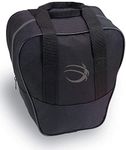 BSI Nova Bowling Bag. Holds One Bowling Ball and Small Pair of Kids Shoes. Black