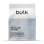 Bulk Micellar Casein Protein Powder, Protein Shake, Strawberry, 500 g, 16 Servings, Packaging May Vary