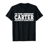 Carter Personal Name Funny Carter T