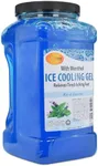 SPA REDI - Massage Cooling Gel for Pedicure, with Menthol, Peppermint Extract - Professional Strength Pedicure Foot and Leg Ice Cooling Gel Massage Therapy (Mint and Eucalyptus, 1 Gallon)