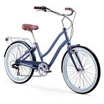 sixthreezero EVRYjourney Women's Step-Through Hybrid Cruiser Bicycle (24-Inch and 26-Inch)