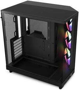 NZXT H6 Flow RGB 2023 Compact Dual Cabinet, Black