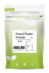 yourhealthstore 100% Pure Peanut Butter Powder 500g, High Protein, Low Fat, Vegan, No Salt, Nothing Added, Resealable Pouch.