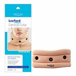 Leeford ?Polyurethane Soft Cervical Collar With Support-Adjustable With Velcro,Neck Brace For Extra Comfort|Relieves Pain|Anatomically Shaped|Perfect Support For Men&Women (4.7 H, Xtra Large Size)