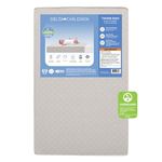 Delta Children Twinkle Stars 4-inch Mini/Portable Crib Mattress ââ‚¬â€œ Waterproof ââ‚¬â€œ Lightweight ââ‚¬â€œ GREENGUARD Gold Certified ââ‚¬â€œ 10 Year Warranty