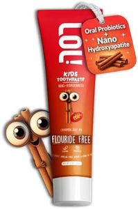 LOL Kids Toothpaste Fluoride-Free Nano Hydroxyapatite, Probiotics & Vitamins Remineralizing | Natural Ingredients | Safe if Swallow | Vegetable-Based Foaming Agent | for Toddler Children & Parents
