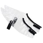MERRYHAPY Barber Shoe Protector 1 Pair Barber s Transparent Shoe Bags Clear Shoe Bags Cosmetology Kit Shoe Protector Covers Beauty Kit Barber Shoes Protector Cosmetic Hair Stylist Shoes