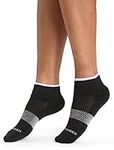 Icebreaker Merino Women's Men's Micro Multisport Light Cushion Mini Sock, Black/Snow/Metro Heather, M