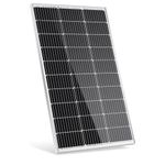 100 W 12V Solar Panel Monocrystalline 100 Watt PV Module for 12 Volt Batteries Caravan Motorhome Boat Yacht RV Roof Mounts Off Grid