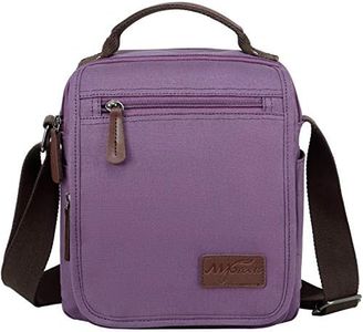 mygreen Unisex Casual Retro Small Messenger Bag Shoulder Crossbody Bags Purse Purple