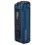 IMALENT BL50 Mini Flashlight 3600 Lumens Dual Light Source EDC Torch with White LED and UV Light, Built-in Rechargeable Battery for Outdoors, Emergency, Work, Camping (Blue)