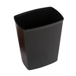 DOITOOL Dustbin Small Trash Can Slim Waste Basket Narrow Garbage Container Bin Rectangular Recycling Waste Paper Bin for Bathroom Bedroom Kitchen Office Dorm Black