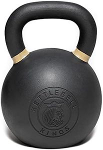 Kettlebell Kings - Cast Iron Powder Coated 48KG Kettlebell - Durable for Home Gym - Gravity Cast, No Welding - Comfortable Handle - Balanced for Smooth Reps - Color Coded Weights