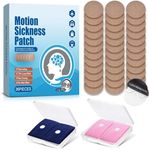 Motion Sickness Patches,36Pcs Anti Nausea Sea Sickness Patch with 2 Pairs Travel Sickness Bands Motion Car Sickness Wristbands for Nausea, Dizziness and Vomiting from Seasickness