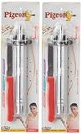 Pigeon Gas Lighter with Free Knife (Set of 2) (S.S)