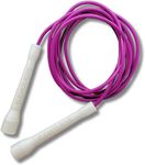 Elevate Rope Professional Speed Rope - 3m Adjustable Skipping rope, 5mm PVC with Nylon Core for Cardio, Double Unders & Crossfit - Durable Jump Rope Used for Indoor/Outdoor Training. (Purple)