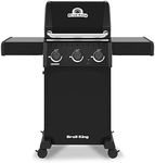 Broil King 864057 Crown 310, Natural Gas Grill. 3-Burner, Black
