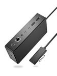 Surface Docking Station 2,Surface Dock 2 with 199W Power Supply,Type-C 4K display port*2,USBA*2/Type C*2 data transmission,1G Ethernet,Audio Compatible with Surface Laptop,Surface Go,Pro 9/8,Book 3/2