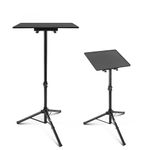 PylePro Heavy Duty Laptop Stand for DJs, Black