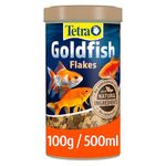 Tetra Goldfish Flakes - flake fish food for all goldfish and other coldwater fish, 500ml