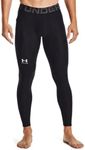 Under Armour Men's UA HeatGear Armour Legging, Medium, Black/Pitch Gray