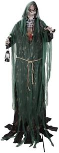 Haunted Hill Farm 7-ft Standing Animated Reaper Animatronic