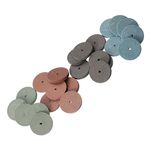 OSCAR EACH Color 5 PC DENTAL POLISHING RUBBER WHEEL 22MM DIAMETER RUBBER WHEEL 20PCS