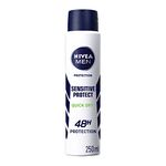 NIVEA MEN Sensitive Protect Anti-Perspirant Deodorant Spray (250ml), Men's Deodorant with 48H Sweat and Odour Protection, Antiperspirant for Men with Chamomile Extracts (Pack of 6)