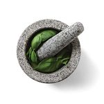 Fox Run 3864 Mortar and Pestle, Granite, 6 x 4.3-inch Spice Grinder