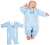 Baby Merlin's Magic Sleepsuit - Swaddle Transition Product - Cotton - Blue - 6-9 Months