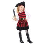 amscan 997042 Child Girls Little Lass Pirate Costume (3-4yr)