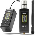 HHLPRO UHF Wireless in Ear Monitor System with Antenna, 902-927MHz, 50 Channel IEM System, 300 FT Range, Beltpack Transmitter Receiver, in-Ear Monitoring for Church, Live Performance, Rehearsal, F10P