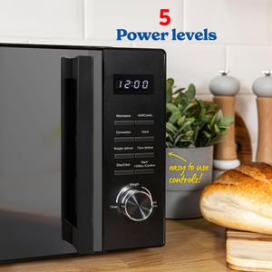 Russell Hobbs 23L Microwave – Black Countertop Oven