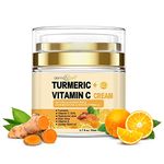 DERMAXGEN Turmeric + 30% Vitamin C Glow Boosting Moisturizing & Skin Repairing Cream, Hydrating with Organic Ingredients Anti-Aging Facial Cream Normal, Dry, & Oily Skin - 1.7 FL OZ.