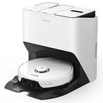 Roborock S8 Pro Ultra Robot Vacuum and Mop Combo, Auto-Drying, Self-Washing, Liftable Dual Brush & Sonic Mop, 6000Pa Suction, Self-Emptying, Self-Refilling, Smart Obstacle Avoidance, White