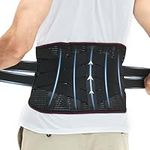 WellSync Back Support Belt Back Brace, Breathable Lumbar Support Brace with 8 Removable Stays and Adjustable Straps for Men Women, Lower Back Pain Relief Sciatica, Scoliosis, Heavy Lifting