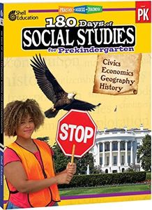 180 Days: Social Studies for Pre-Kindergarten Practice Workbook for Classroom and Home, Cool and Fun Practice Created by Teachers